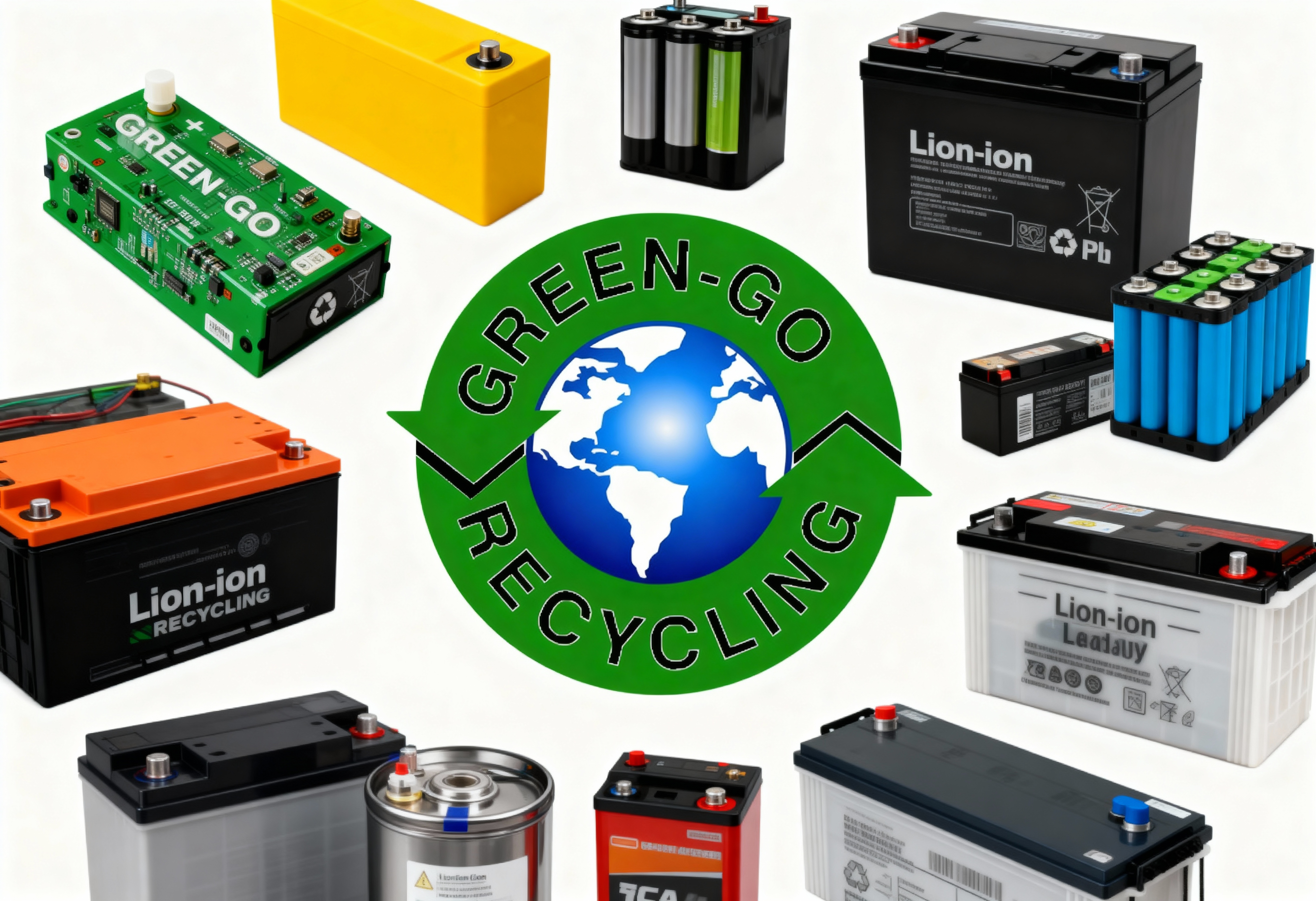 Batteries recycling and scrap metal removal service